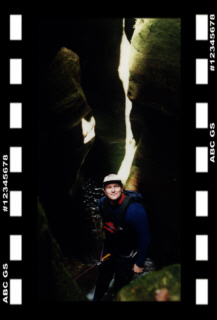 Sean - 1st pitch Claustral Canyon