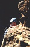 Nick leads the traverse (p3)  